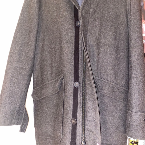 Men’s Grey Wool Nautica Jacket - Picture 3 of 5